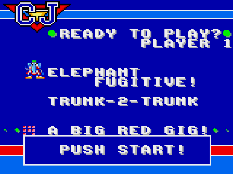 CJ Elephant Fugitive Title Screen